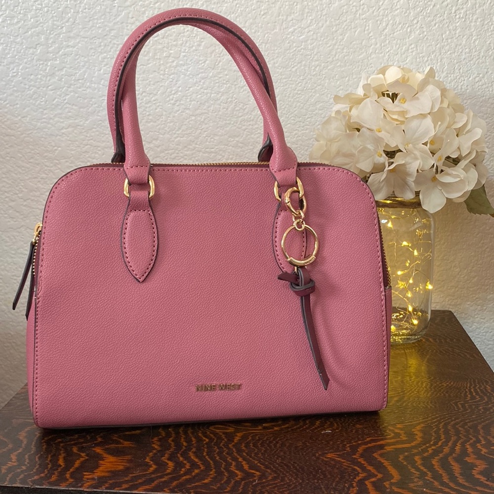 Nine West, Pink, Medium satchel.
